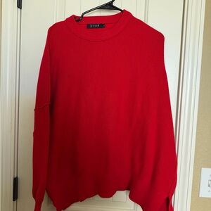 Bright Red Sweater